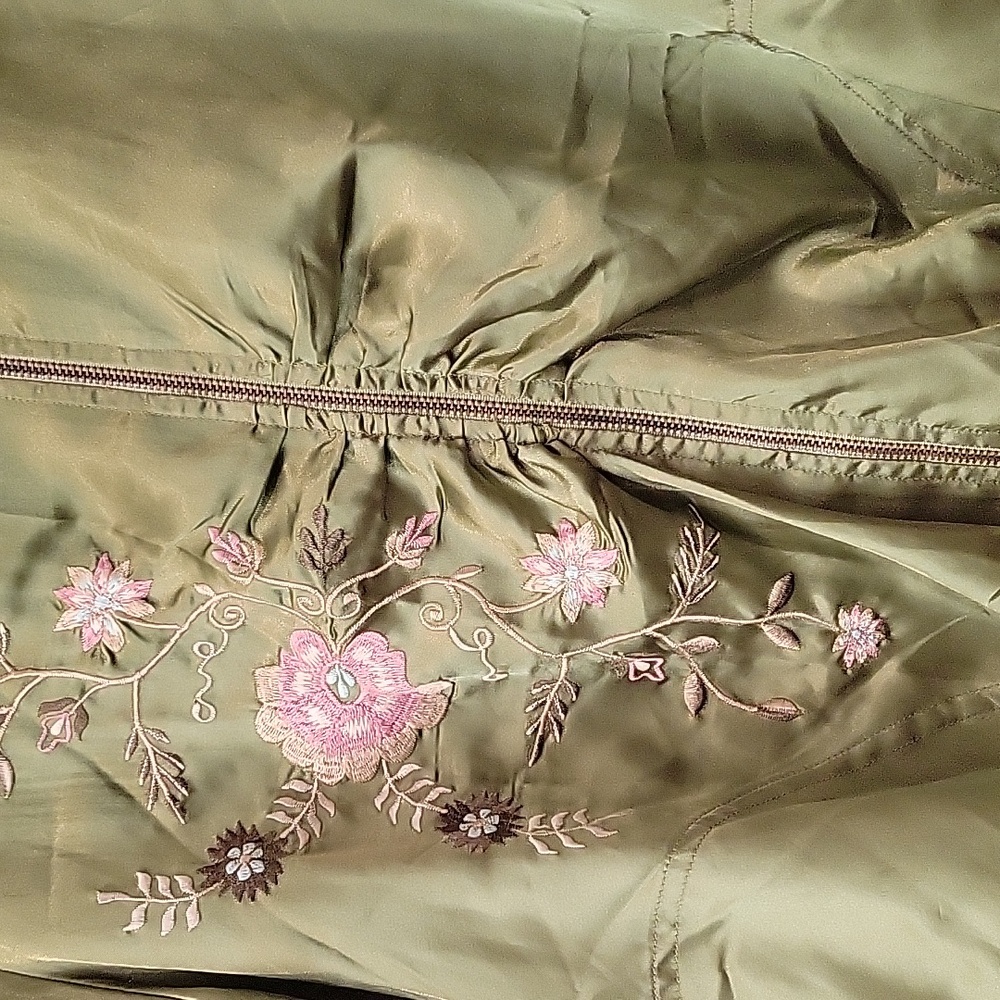 Polyester Bomber Jacket - image 2